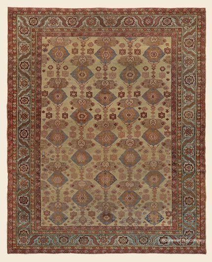 DABIR KASHAN Antique Persian Rug